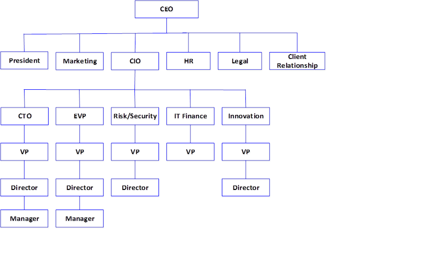 Typical Corporate Organizational Chart